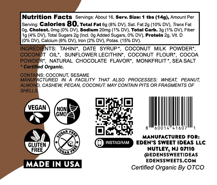 Chocolate Halva Spread