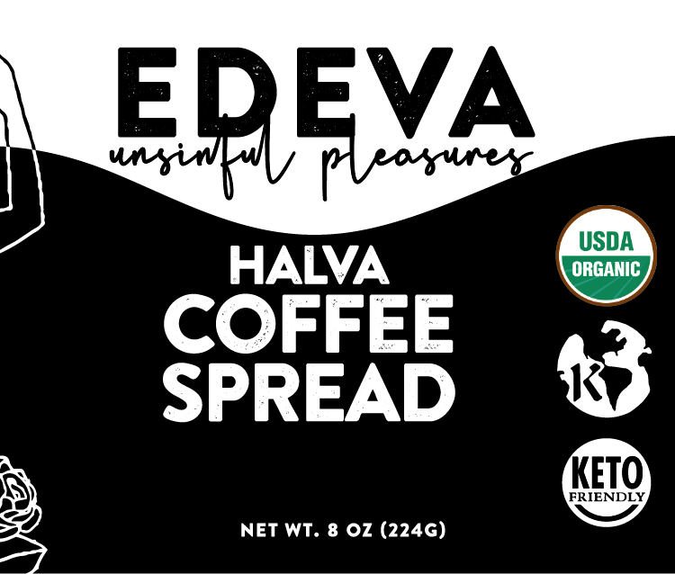 Coffee Cardamom Halva Spread