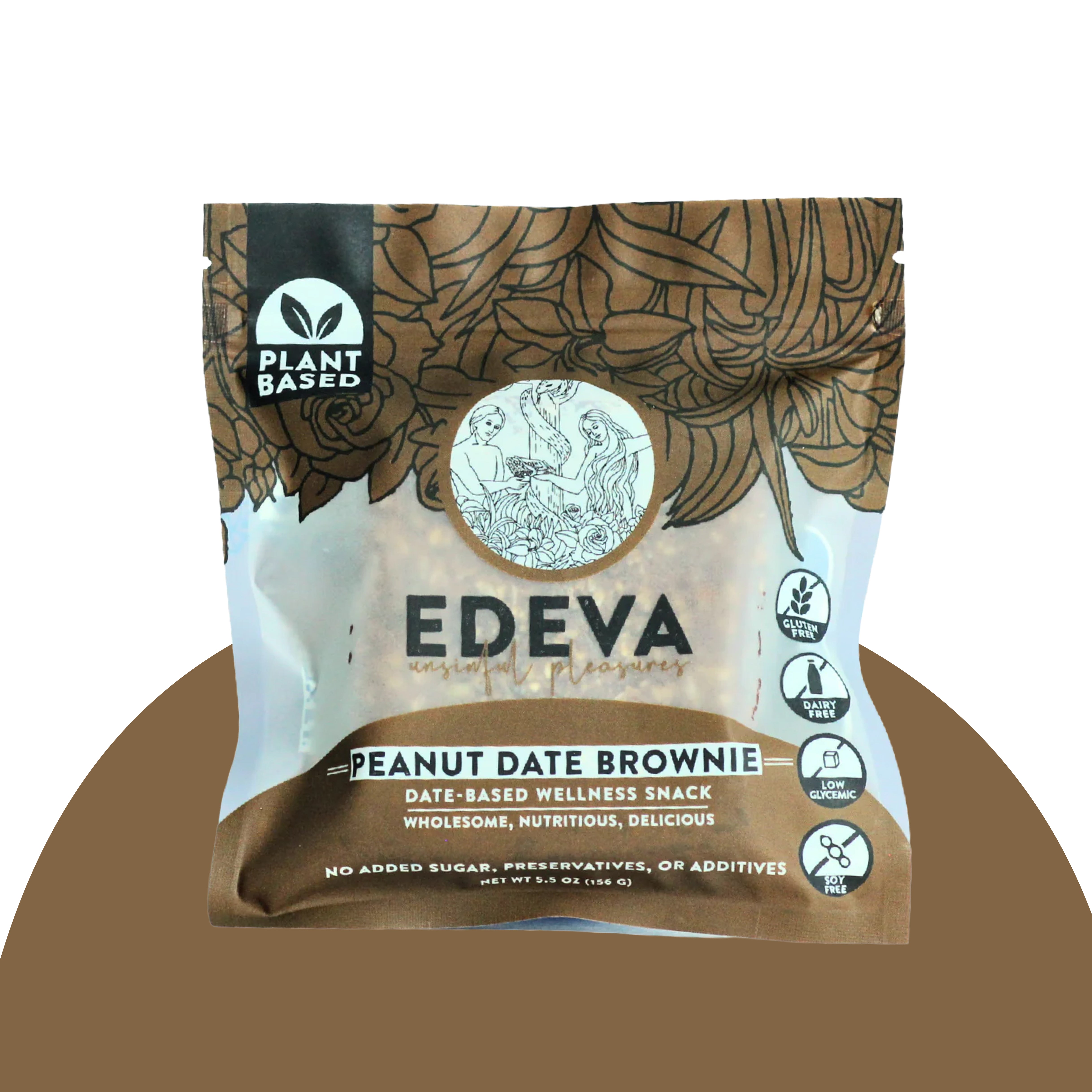 Peanut Date Brownie Wellness Bars