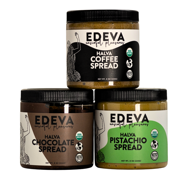 Assorted Halva Spread - Keto Friendly - 3 Jars
