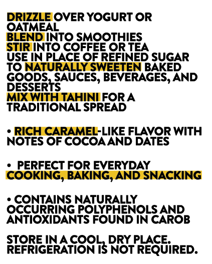 Carob Molasses