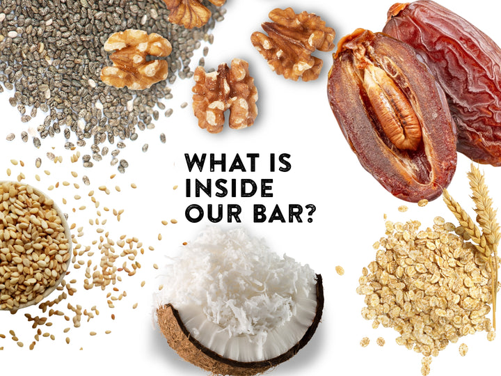 Assorted nuts, seeds, and dried fruits